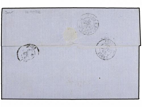 ✉ MARTINICA. 1865 (Sept 10). Entire letter from St. Pierre t