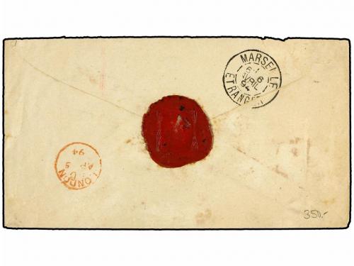 ¿ HOLANDA. 1894 (April 4). Cover from Maastricht to St. Paul