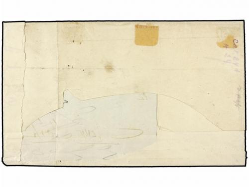 ✉ CUBA. Ed. 14(3). 1866. PUERTO PRINCIPE a NEW YORK. Envuelt