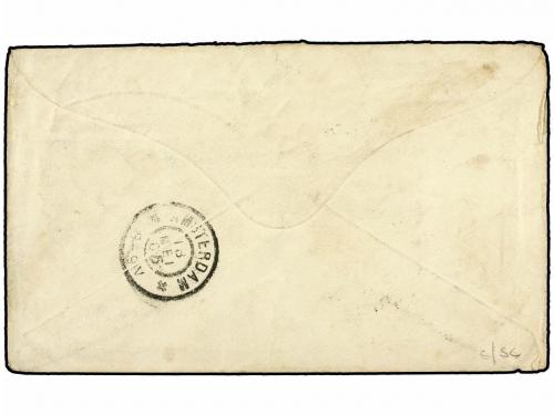 ✉ GUAYANA BRITANICA. 1905 (May 5). Underpaid cover to Amster