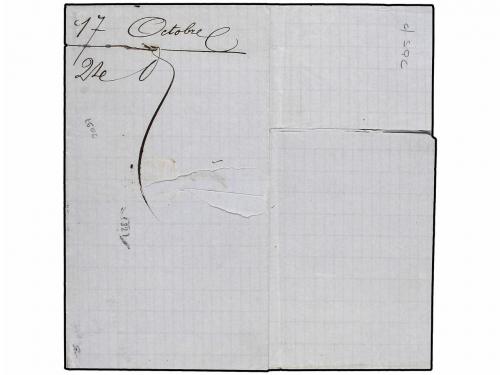 ✉ URUGUAY. 1865 (Sept 14). Cover from MONTEVIDEO to BORDEAUX