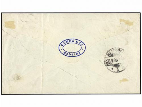 ✉ PORTUGAL: MADEIRA. 1898 (Sept 19). Unpaid cover from Madei