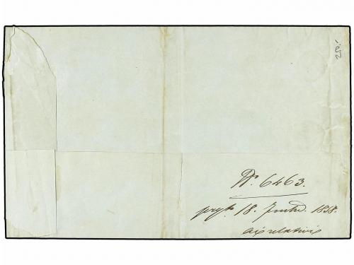 ✉ ITALIA ANTIGUOS ESTADOS: LOMBARDO-VENECIA. 1858 (June 18).