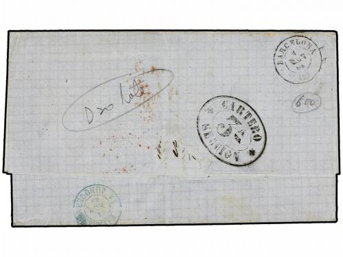 ✉ COLONIAS ESPAÑOLAS: PUERTO RICO. 1864 (26-Sept). GUAYANILL