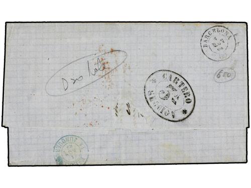 ✉ COLONIAS ESPAÑOLAS: PUERTO RICO. 1864 (26-Sept). GUAYANILL