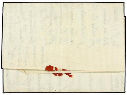 ✉ PERU. 1826 (30-Diciembre). TACNA a AREQUIPA. Marca TACNA y