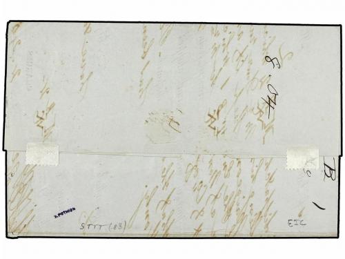 ¿ FRANCIA. 1854 (Oct 24). Entire letter from Le Havre to New