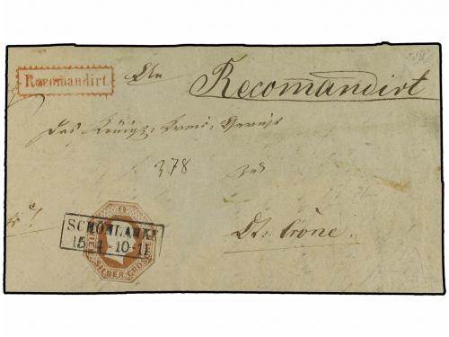 ✉ ALEMANIA ANTIGUOS ESTADOS: PRUSIA. (1853 CA). Cover front 