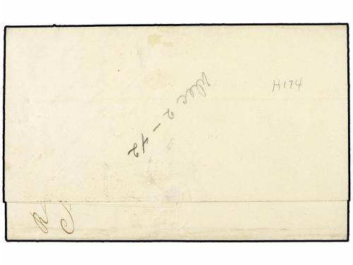 ¿ MEXICO. 1842 (2-Dic.). SALINAS a FRESNILLO. Marca SALINAS