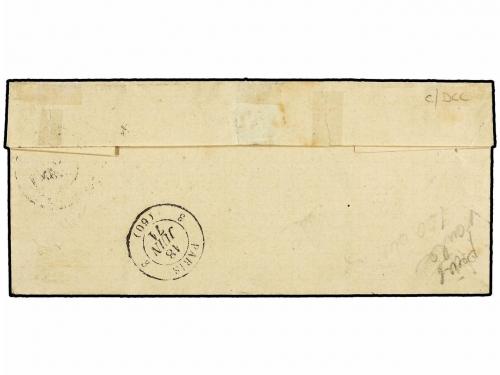 ✉ FRANCIA. 1870 (June 17). Cover addressed to Railway Compan