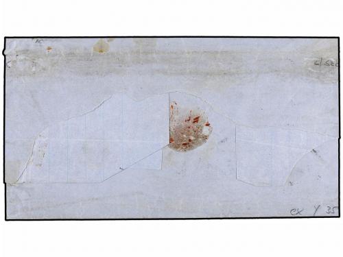 ✉ MEXICO. 1861. MEXICO a S. LUIS POTOSI. 4 reales carmín y 8