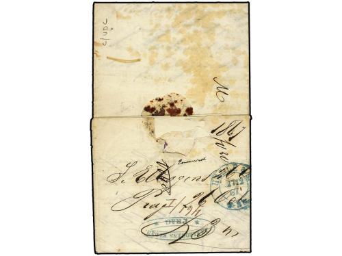 ✉ CHECOSLOVAQUIA. 1867. Entire Money Letter from Prague to A