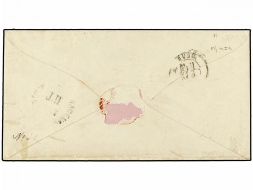 ✉ ALEMANIA ANTIGUOS ESTADOS: MECKLEMBURGO-SCHWERIN. 1865 (Ma