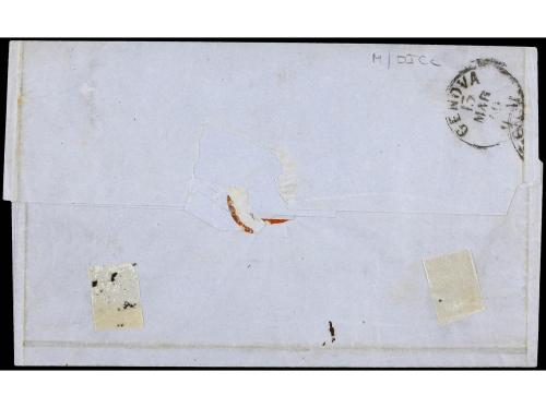 ✉ ITALIA ANTIGUOS ESTADOS: TOSCANA. Sa. 19,20c. 1860. LIVORN