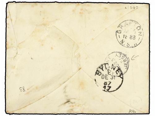 ✉ GRAN BRETAÑA. 1887 (Nov 23). CHANNEL ISLANDS. Cover from '