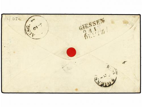 ✉ ALEMANIA ANTIGUOS ESTADOS: TOUR Y TAXIS. (1863 CA.) (April