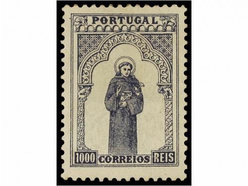* PORTUGAL. 1895. 500 reis castaño y verde y 1000 reis viole