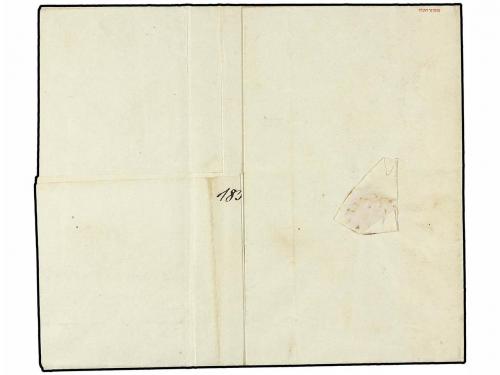 ✉ COLONIAS ESPAÑOLAS: CUBA. 1833 (Nov). Entire letter from H