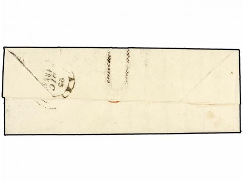 ✉ ITALIA ANTIGUOS ESTADOS: TOSCANA. 1854. FIRENZE a SARI. So