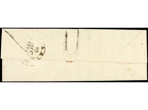 ✉ ITALIA ANTIGUOS ESTADOS: TOSCANA. 1854. FIRENZE a SARI. So