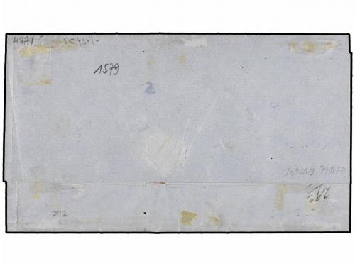 ✉ MEXICO. Sc. 58(4). 1870. S. LUIS POTOSÍ a GUANAJUATO. 6 ct