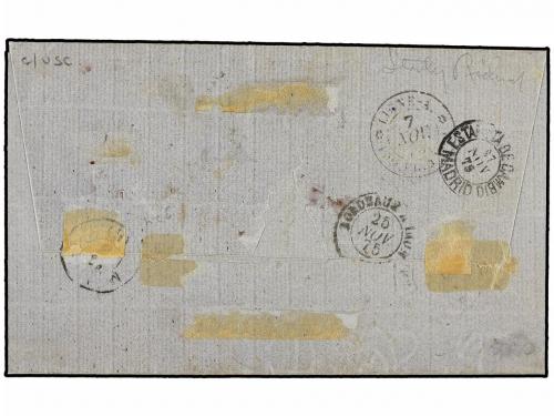 ✉ VENEZUELA. 1875 (Nov 7). Entire letter from CARACAS to MAL