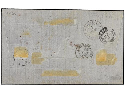 ✉ VENEZUELA. 1875 (Nov 7). Entire letter from CARACAS to MAL