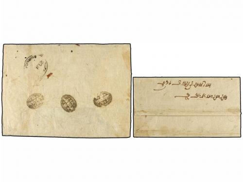 ✉ NEPAL. 1909-13. NEPAL to INDIA. 2 covers franked by Indian