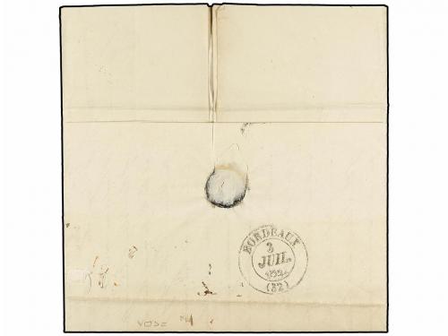 ✉ HAITI. 1842 (12 Mayo). GONAIVES (Haiti) to FRANCE. Hand ca