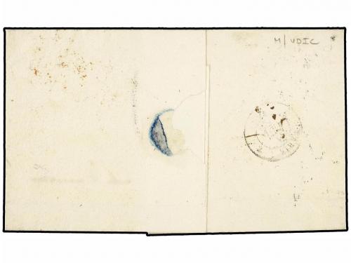 ✉ ITALIA ANTIGUOS ESTADOS: ESTADOS PONTIFICIOS. 1854. Cover 