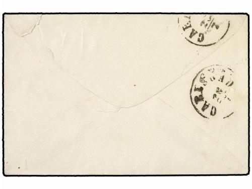 ¿ SUIZA. 1874 (July 26). Cover to CARLSBAD, BOHEMIA (Austria