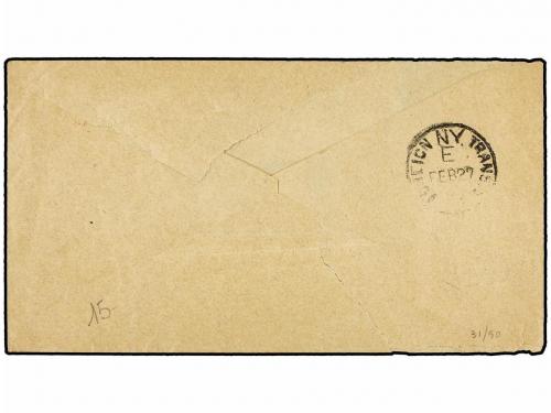 ✉ COLONIAS ESPAÑOLAS: PUERTO RICO. Ed. 116 (2), 117. 1897. S