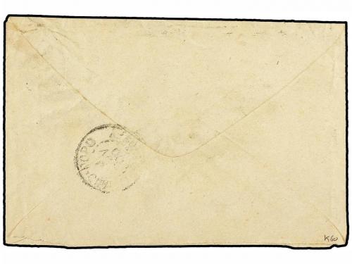 ✉ BENIN. 1900 (Nov 7). Benin 5c. green & red stationery enve