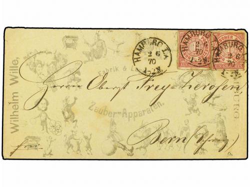 ✉ ALEMANIA ANTIGUOS ESTADOS: CONFEDERACION DEL NORTE. 1870 (