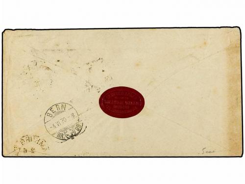 ✉ ALEMANIA ANTIGUOS ESTADOS: CONFEDERACION DEL NORTE. 1870 (