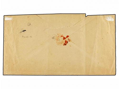 ✉ TURQUIA. 1884. Registered cover bearing 2 piastras stamp t