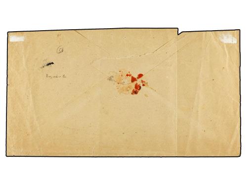 ✉ TURQUIA. 1884. Registered cover bearing 2 piastras stamp t