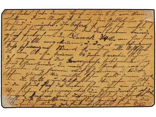 ✉ TURQUIA. 1892. French postal stationery card used in Istan