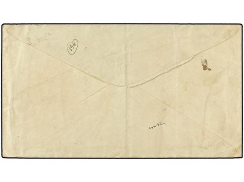 ✉ PALESTINA. 1906. PALESTINE. Cover bearing 1 piastre tied b