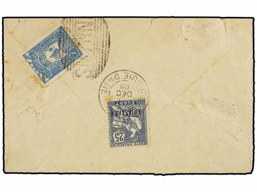 ✉ LEVANTE: CORREO FRANCES. 1906. Cover bearing french levant
