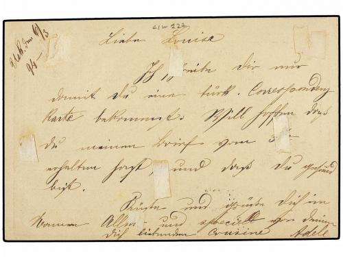 ✉ TURQUIA. 1894. MACEDONIA. Postal stationary card used from