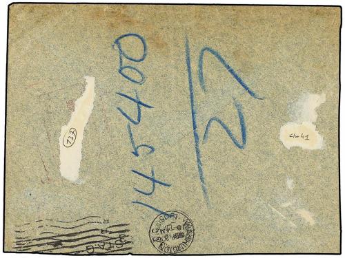 ✉ PALESTINA. 1905. PALESTINE. Cover bearing 1 piastra tied b