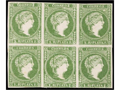 (*) CUBA. Ed. Ant. 8F. 1 real verde FALSO POSTAL (Graus tipo