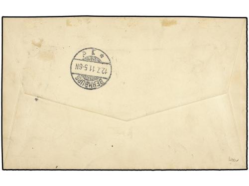 ✉ MARRUECOS ALEMAN. 1911 (July 7). TANGIER. Registered cover