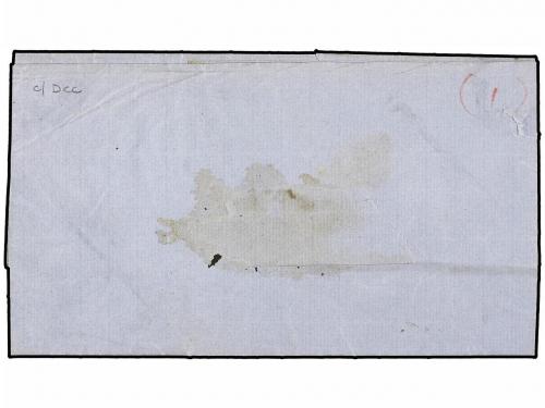 ¿ COLOMBIA. 1866 (Dec 12). Entire letter from POPAYAN to BOG