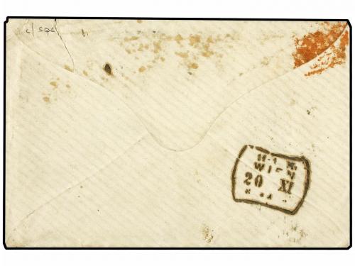 ✉ PORTUGAL. 1872. Mixed Issue Franking. Envelope from LISBON