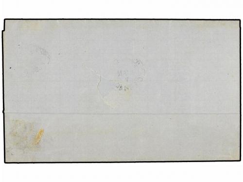 ✉ PUERTO RICO. 1872. MAYAGUEZ a HABANA. 25 cts. azul (2). Ma