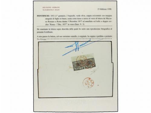 ¿ ITALIA ANTIGUOS ESTADOS: ESTADOS PONTIFICIOS. Sc. 2. 1857