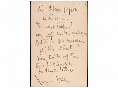 ¿ HAITI. 1901 (Jan 28). Haiti 2c. orange on pink Postal Stat