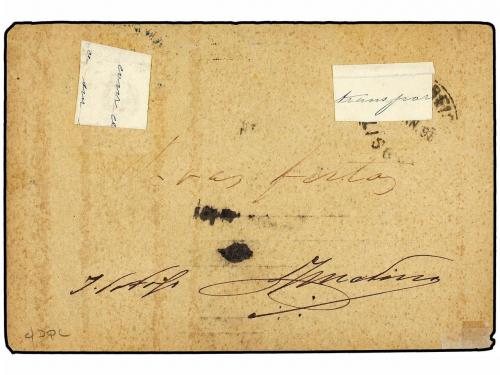 ¿ CABO VERDE. 1884 (Dec. 21). 30r. green on buff Postal Stat